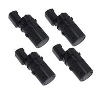 Sensor Aparcamiento Compatible con BMW para X5 para E53 2002 2003 2004 2005 2006 Sensor Estacionamiento Delantero Trasero 4 Piezas Asistencia Estacionamiento Sensores Estacionamiento(Black)