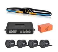 Sensor Aparcamiento PDC De Sensor Estacionamiento LED Retroiluminación Monitor Parktronic Kit Pantalla Asistente Detector Respaldo 4 Sondas