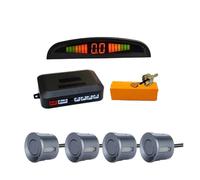 Sensor Aparcamiento PDC Kit Sensores Aparcamiento Luz LED Coche 4 Radares Pantalla Digital Precisa Distancia Obstáculos Alarma Parktronic Adecuada Mayoría