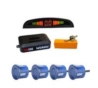 Sensor Aparcamiento PDC Kit Sensores Aparcamiento Luz LED Coche 4 Radares Pantalla Digital Precisa Distancia Obstáculos Alarma Parktronic Adecuada Mayoría