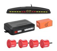 Sensor Aparcamiento PDC Kit Sensores Aparcamiento Luz LED Coche Dispositivo Sonda Alarma Seguridad Pantalla Retroiluminación Control Radar Marcha Atrás CC 12V 22mm