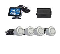 Sensor Aparcamiento Radar Marcha Atrás 4 Sensores Aparcamiento Aparcamiento Para Coche Kit Parktronic Para Garaje Sensor Distancia Alerta Sonora Sensores Geomagnéticos Para Coche