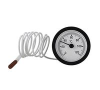 Sensor capilar de temperatura,medición de grados Celsius,agua líquida,termómetro a distancia,sistemas de refrigeración de calderas,esfera con sonda para medir la temperatura de gas líquido y vapor