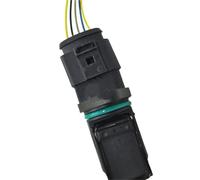 Sensor Caudalímetro Aire Sensor Flujo Aire Coche Para SEAT Para ALHAMBRA Para IBIZA Para ALTEA 0281002461 0281002462 Adaptador De MAF, Conector Coche MAF Medidor Flujo(negro 1)
