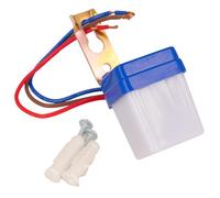 Sensor crepuscular de exterior, sensor de célula fotográfica, 220 V, 6 A, IP44, mini interruptor crepuscular, sensor de luz, control automático de la luz