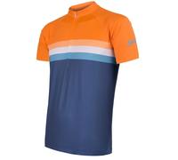 Sensor Cyklo Summer Stripe Blue/Orange Maillot ciclista de hombre S