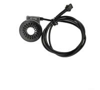 Sensor de 12PAS para pedales KT-V12L E-Bike con detección dual Hall - Cable de alta sensibilidad de 80 cm, interfaz SM-3A, plástico negro