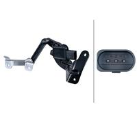 Sensor de ajuste del alcance de las luces Eje trasero 6PM 012 699-331 HELLA