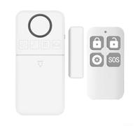 Sensor de alarma de puerta de 130 dB, disuasorio antirrobo de alto volumen con control remoto, 4 ajustes para entrada de seguridad en la casa