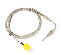 Sensor de alta temperatura de 1250 °C, rosca EGT, sonda de acero inoxidable K, controlador de temperatura de tubo termopar de 2m