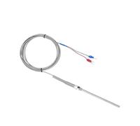 Sensor de alta temperatura, Sensor de temperatura del horno termopar cable la rosca tornillo sonda tipo M8 KJ Pt100