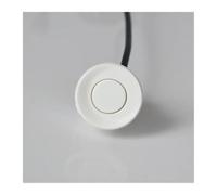 Sensor De Aparcami Radar Marcha Atrás Trasero Coche 22 Mm Negro Rojo Azul Plateado Dorado Blanco Gris Champán Kit Sensor Aparcamiento Monitor(Blanco)