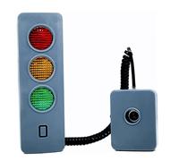 Sensor de aparcamiento de cochera LED con alarma de asistencia de estacionamiento, montado en la pared, sensor de estacionamiento de garaje, funciona con pilas, señal de parada, herramientas para el