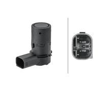Sensor De Aparcamiento HELLA 3 Polos Conector Negro Para VOLVO V50