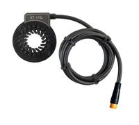 Sensor de asistencia de pedal V12L para kits de conversión de bicicleta eléctrica de 36 V 48 V con longitud de cable de 870 mm y configuración de montaje lateral izquierdo
