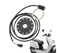 Sensor de Asistencia eléctrica - Conjunto de sensores de Pedal Inteligente, Detector de Velocidad de Velocidad Multi-magnético | Accesorio de Reemplazo para la conversión de vehículos de