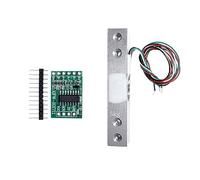 Sensor de báscula electrónica, Célula de carga HX711 Módulo AD Sensor báscula electrónica Aleación aluminio Plata 1-20 kg(5KG With HX711)
