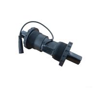 Sensor de cadencia PAS de 6 pines para bicicleta eléctrica, protocolo UART de 32 pulsos/revolución, sensor de velocidad del pedalier compatible con rosca BSA, -20 °C a 160 °C, negro