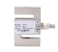 Sensor de carga de peso, TIPO S Sensor de escala de celda de carga de alta precisión Sensor de ponderación con cable para una medición precisa de la fuerza(50kg)