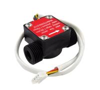 Sensor de caudal de agua con rosca macho, sensor de caudal de alta precisión, caudalímetro de 4 puntos G21 de tres/cuatro cables for calentador de agua(G21 four wire)