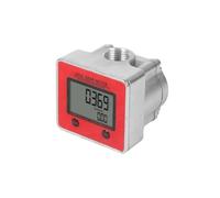 Sensor de caudalímetro de agua con rosca macho DN20 DN25, engranaje ovalado, pantalla digital electrónica, caudalímetro de aceite combustible líquido(0.75inch(DN20))