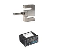 Sensor de celda carga tipo S con pantalla indicadora tensión pesaje 5 kg 10 20 30 50 100 200 300 500 1 T 2 3(10KG and Indicator)