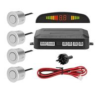 Sensor de coche | Radar de respaldo de vehículo | Sensor de estacionamiento de garaje con 4 sensores de aparcamiento | Indicador de alarma de pitido de zumbador | Sensores de estacionamiento |
