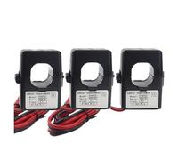 Sensor de corriente 3 uds abrazadera for transformador de corriente de núcleo dividido Sensor CT KCT-24 Sensor de corriente 100A 200A 300A 400A CT(3PCS 250 (5A))