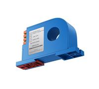Sensor de corriente perforado de 35 mm, 4-20 mA, 0-10 V CA, CC, 10 A, 20 A, 30 A, 0-600 A, transmisor de amperios, sensor de amperios de bucle cerrado.(AC0-200A_0-10V OUTPUT_DC24V POWER SUPPLY)