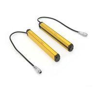 Sensor de cortina de seguridad multihaz para protección de equipos de automatización, rejilla de luz de seguridad industrial con clasificación IP65, 4-12 haces, 10-30 VCC, salida NPN, carcasa de