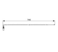 Sensor de desgaste de las pastillas de freno Discos 1 987 473 000 BOSCH para BMW