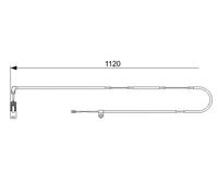 Sensor de desgaste de las pastillas de freno Discos 1 987 473 010 BOSCH