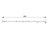 Sensor de desgaste de las pastillas de freno Discos 1 987 473 027 BOSCH para BMW
