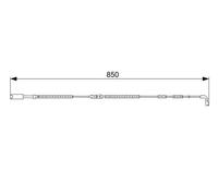 Sensor de desgaste de las pastillas de freno Discos 1 987 473 030 BOSCH para BMW