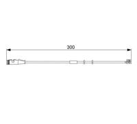 Sensor de desgaste de las pastillas de freno Discos 1 987 473 033 BOSCH