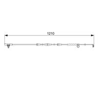 Sensor de desgaste de las pastillas de freno Discos 1 987 473 054 BOSCH