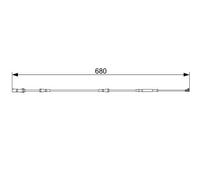 Sensor de desgaste de las pastillas de freno Discos 1 987 473 568 BOSCH para BMW
