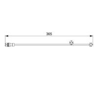 Sensor de desgaste de las pastillas de freno Discos 1 987 474 570 BOSCH