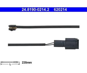 Sensor de desgaste de las pastillas de freno Discos 24.8190-0214.2 ATE para BMW