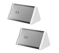 Sensor de detección de fugas de agua y lluvia, IPX7 impermeable, conectividad BLE, duración de la batería de 3 años, celda CR1632 para monitoreo ambiental (2 piezas)