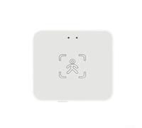 Sensor de detección de presencia humana para Smart Life para Zigbee compatible con alertas en tiempo real, sensibilidad ajustable para seguridad en el hogar (B)