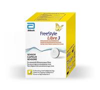 FreeStyle Libre 3 - Sensor de diabetes (3 unidades, medidor de glucosa en sangre, 3 unidades)