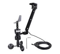 Sensor de dirección de velocidad del viento, estación meteorológica de aleación de aluminio de 3 tazas, transmisor anemómetro integrado, adecuado para meteorología y marina