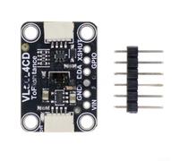 Sensor de distancia de cronometraje VL53L4CD, rango de 1 a 1300 mm, precisión ± 2 mm, ≤ 30 ms tiempo de respuesta, para conector Stemma QT/Qwiic para robótica y automatización industrial
