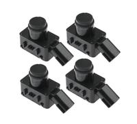 Sensor de estacionamiento 89341-33220 Sensor De Estacionamiento Ultrasónico Ayuda Parachoques para Toyota para Camry para RAV4 para Avalon 2019 2020 2021(4 pcs-Black)