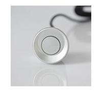 Sensor De Estacionamiento Radar Marcha Atrás Trasero Coche 22 Mm Negro Rojo Azul Plateado Dorado Blanco Gris Champán Kit Sensor Aparcamiento Monitor(Plata)