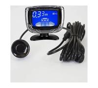 Sensor De Estacionamiento Sensor Aparcamiento con Radar Marcha Atrás para Coche Doble CPU Pantalla LCD Interruptor 12 V Detector Monitor(Negro)