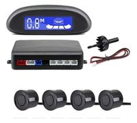 Sensor De Estacionamiento Sensor Asistencia Aparcamiento PDC Coche con Monitor Marcha Atrás Parktronic Automático Sistema Detección 4 Sensores Pantalla Retroiluminada