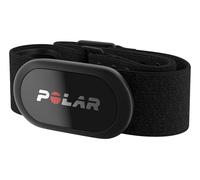 Sensor de FC Polar H10 - Negro - Ant+ y Bluetooth, precisión ECG/EKG, VFC, Resistente al Agua, Elástico Lavable a máquina, Ajuste cómodo, Batería reemplazable, para Deporte y Gimnasio M-XXL 75-115cm