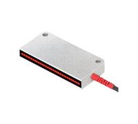 Sensor de fibra óptica matriz, detección área, rejilla reflexión difusa, sensor fotoeléctrico haz pasante, amplificador sonda conmutación(FR-50ML Reflective (Light-emitting Surface 50MM))